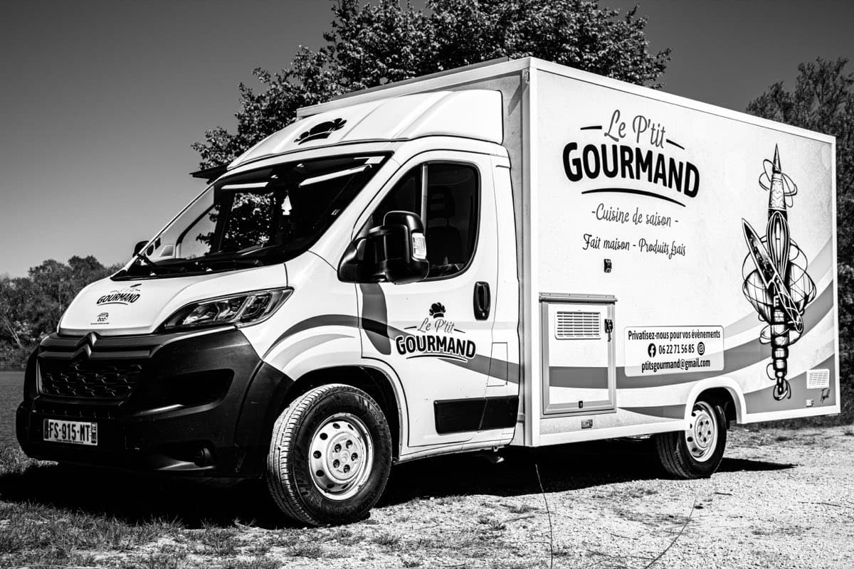 Le camion du P'tit Gourmand, bistrot roulant gastronomique en Côte-d'Or